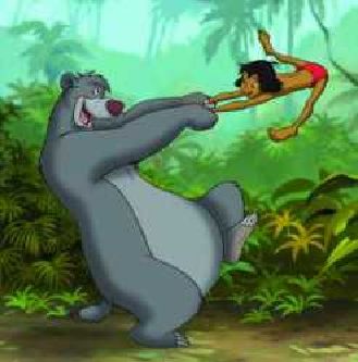 baloo svingar mowgli